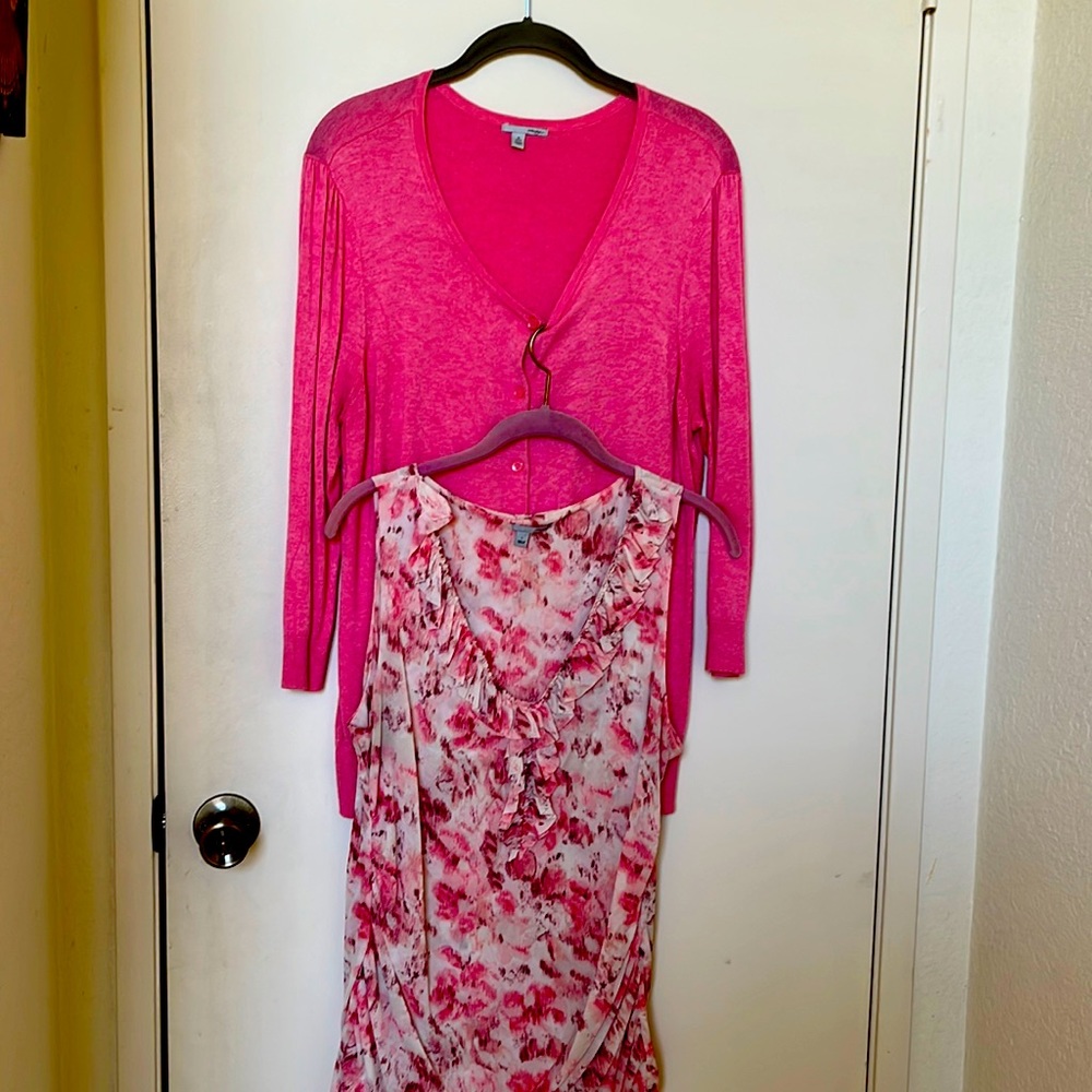 Beautiful for Spring - Halogen by Nordstrom cardigan and blouse combo Size XL/ L